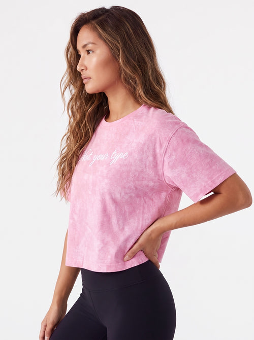 Cloud Washed Pink Tee