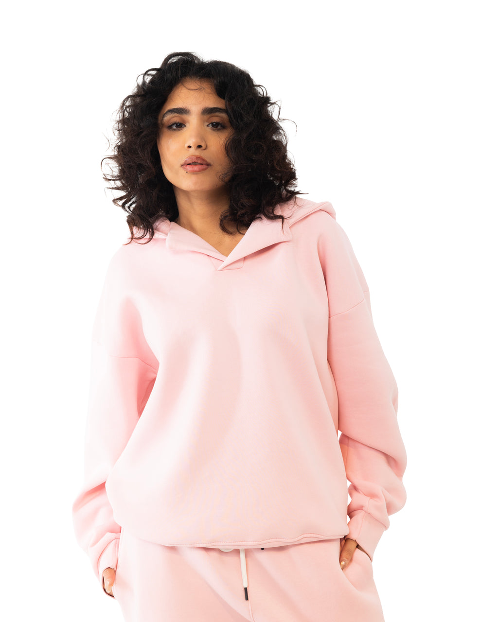 ESSENCE Baby Pink Hoodie