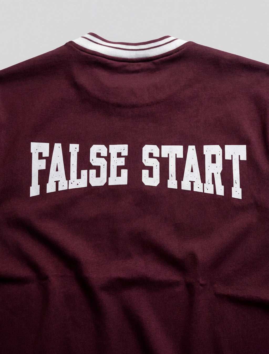 Burgundy Baseball Shirt