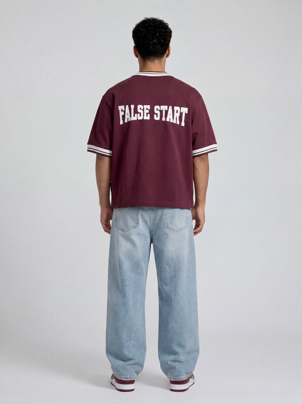 Burgundy Baseball Shirt