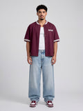 Burgundy Baseball Shirt