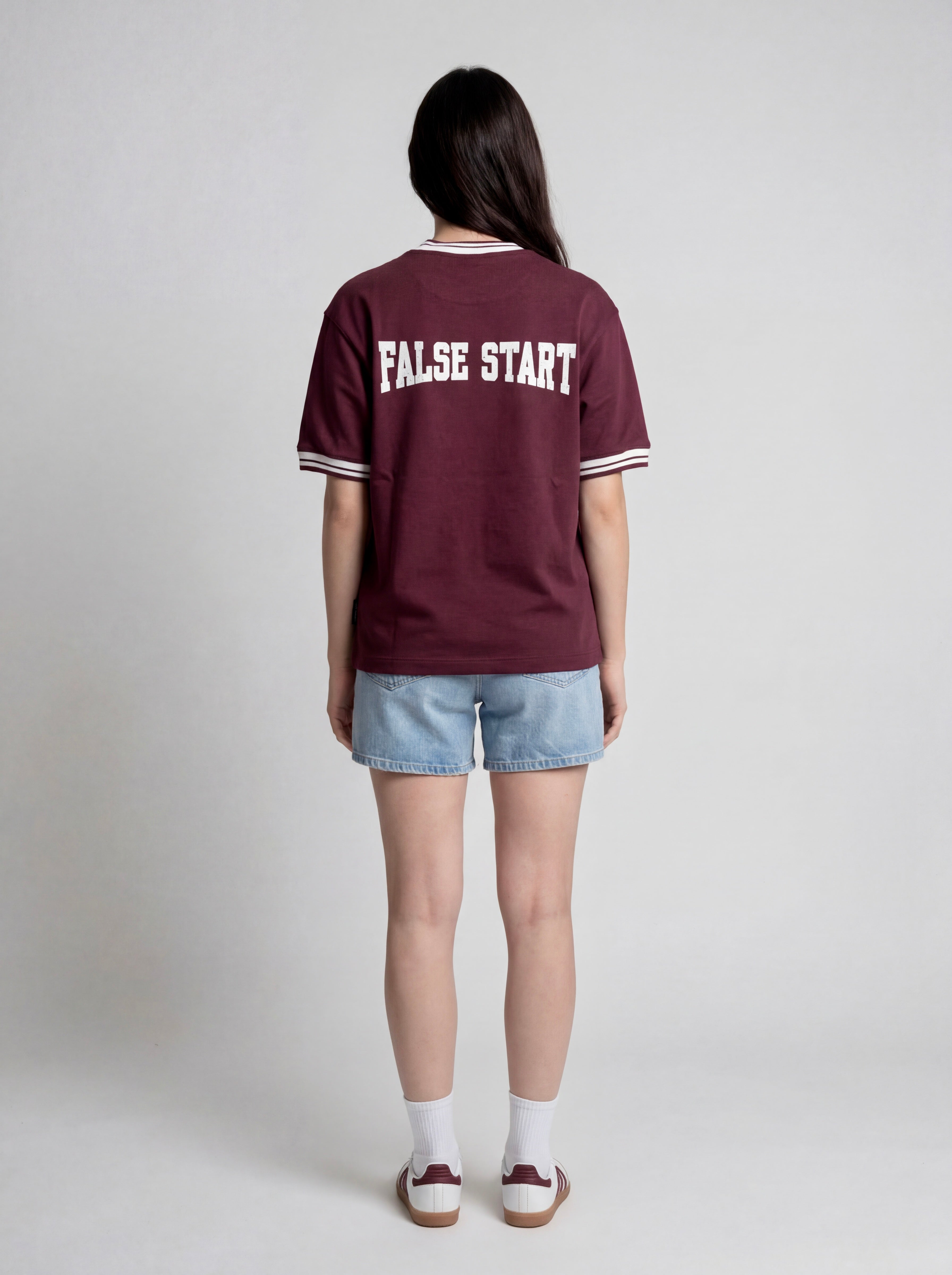 Burgundy Baseball Shirt