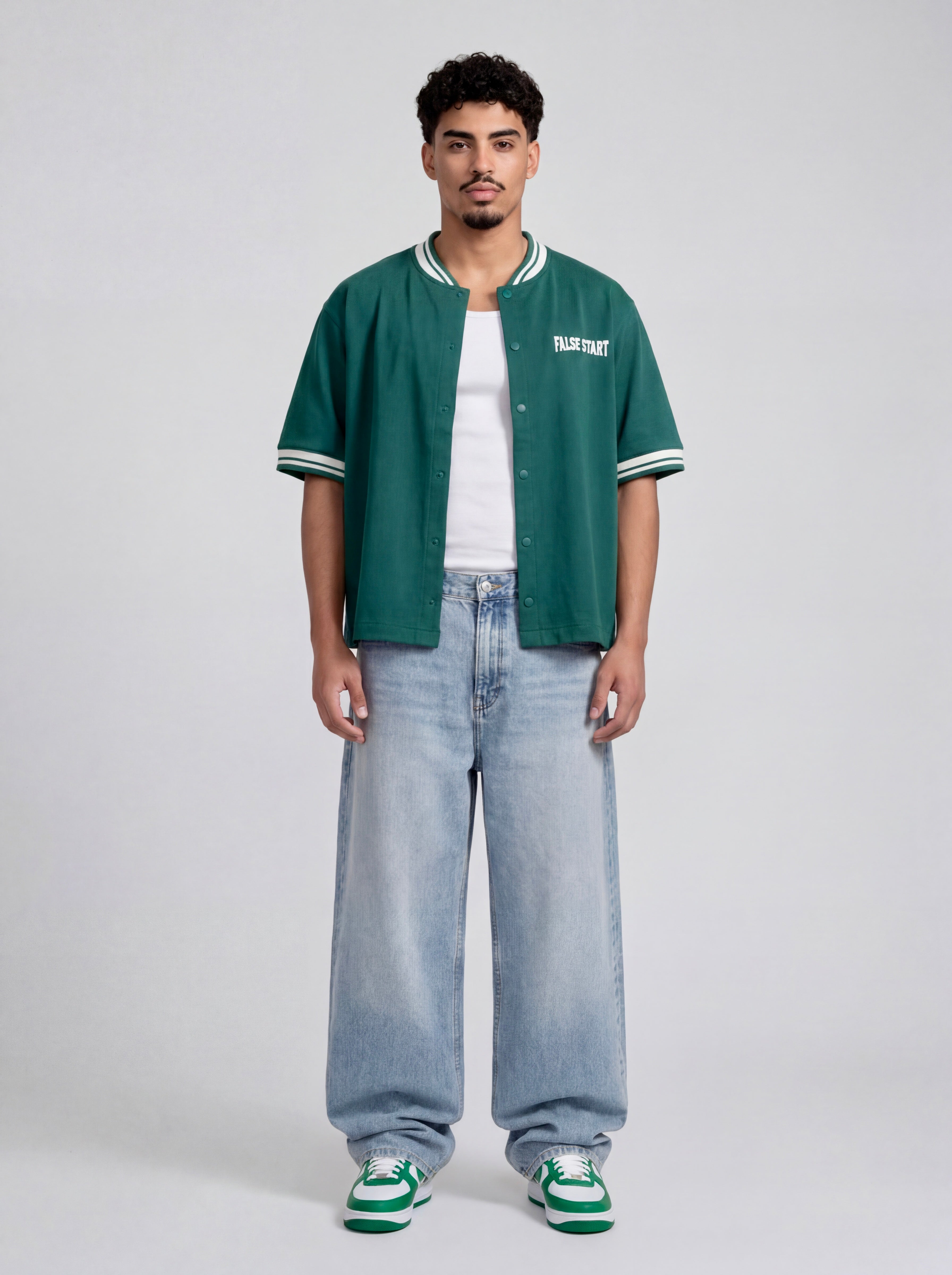 Forest Green Baseball Shirt