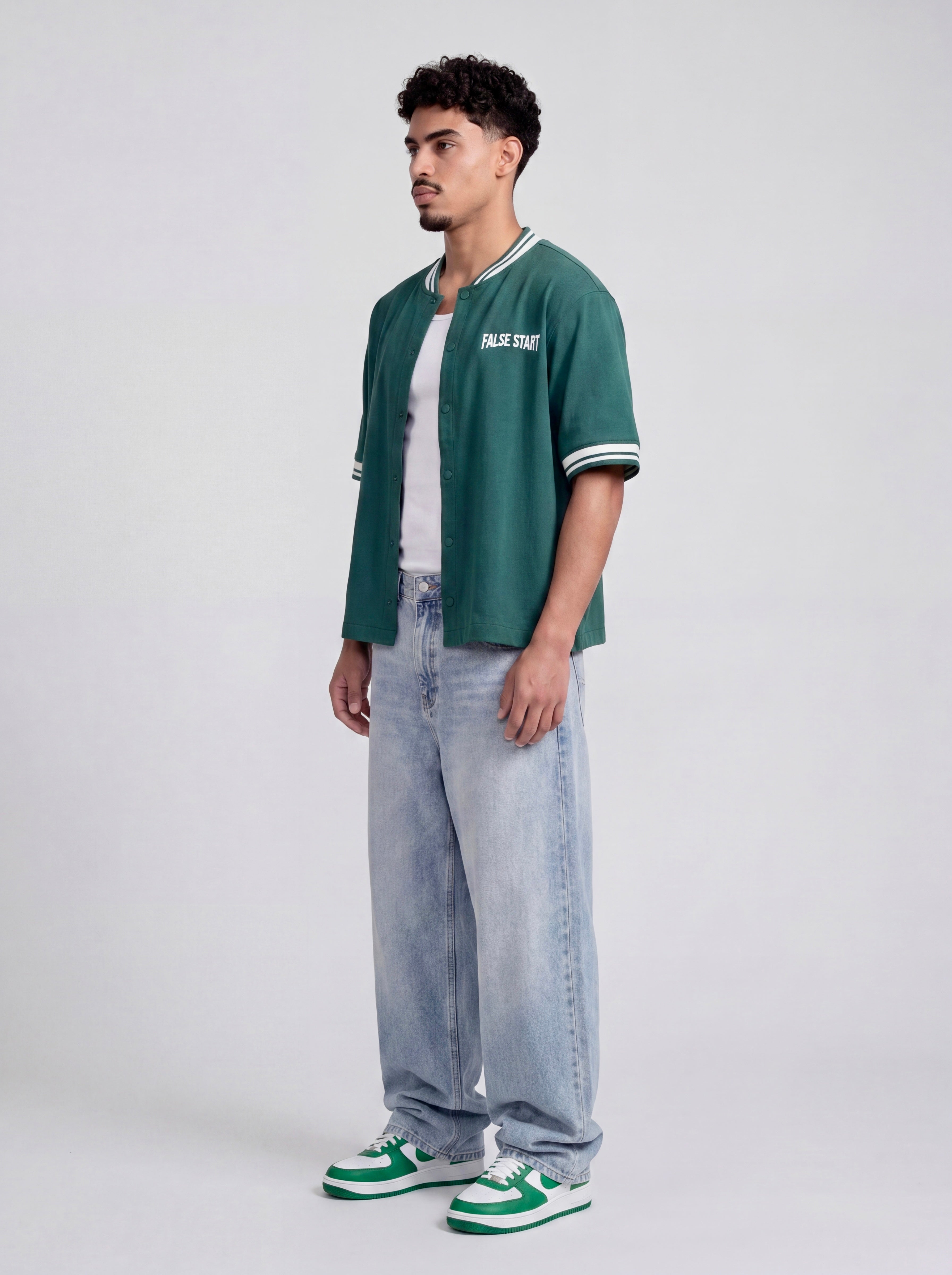 Forest Green Baseball Shirt