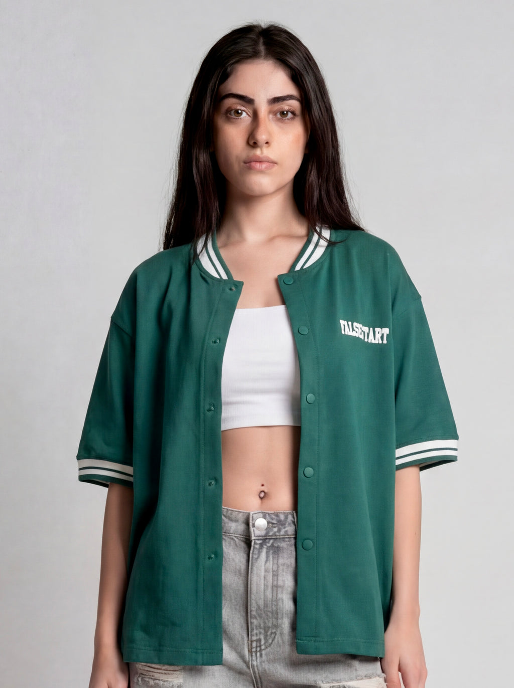 Forest Green Baseball Shirt