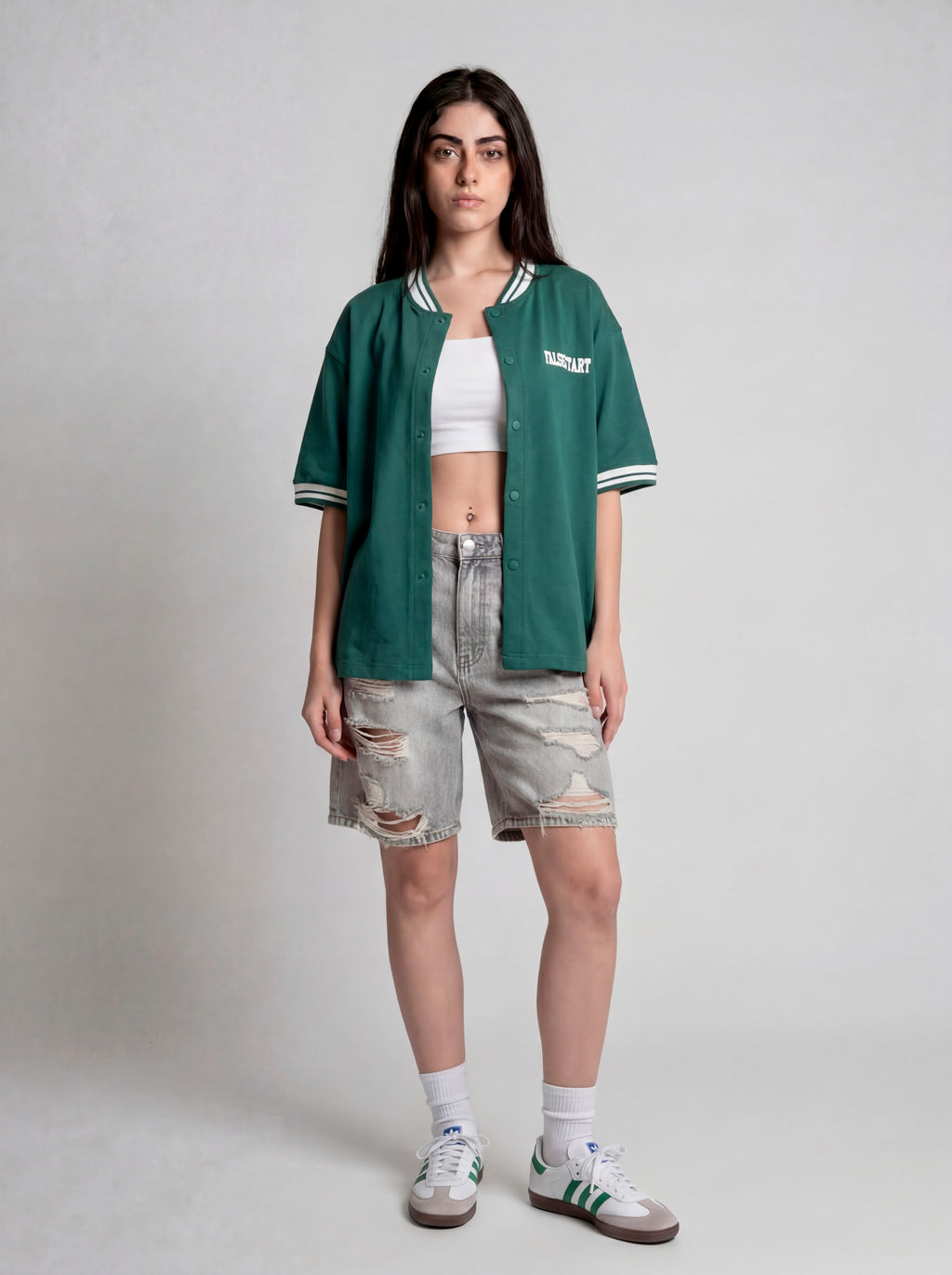 Forest Green Baseball Shirt
