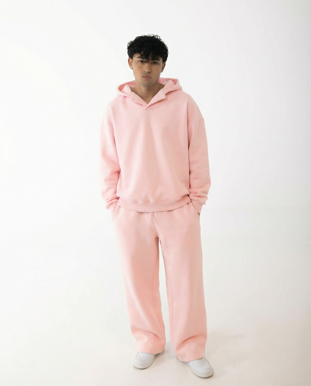 ESSENCE Baby Pink Hoodie