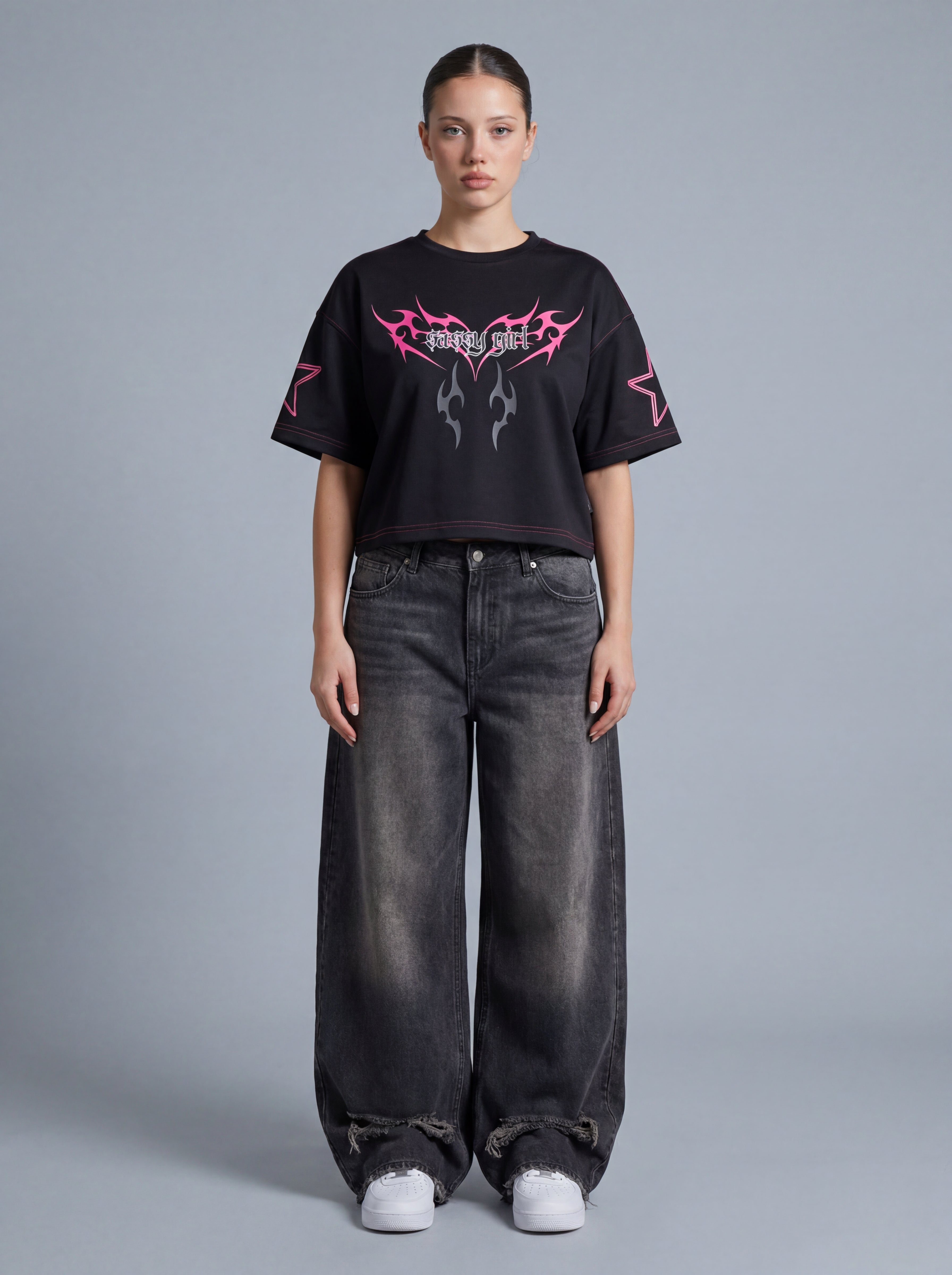 SASSY GIRL 96 BOXY TEE